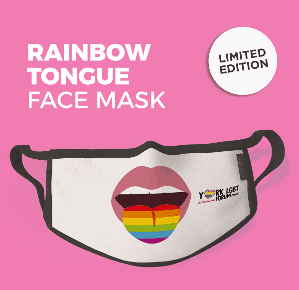 RAINBOW TONGUE FACE MASK